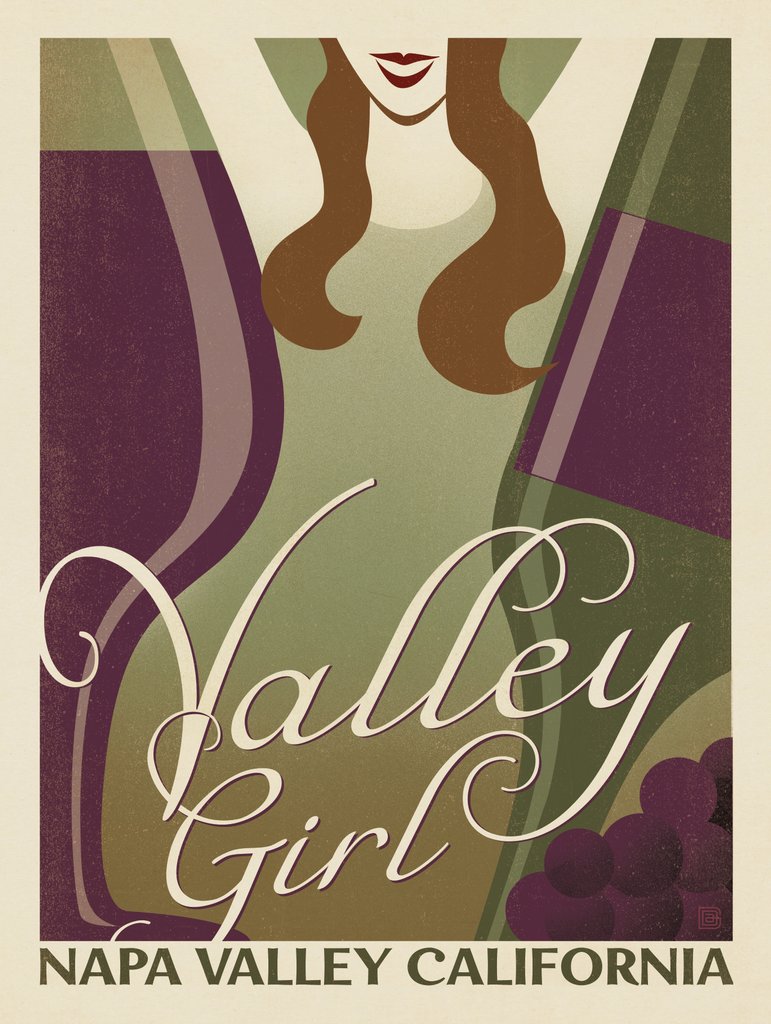 Napa: Valley Girl - Notecards - Artwork