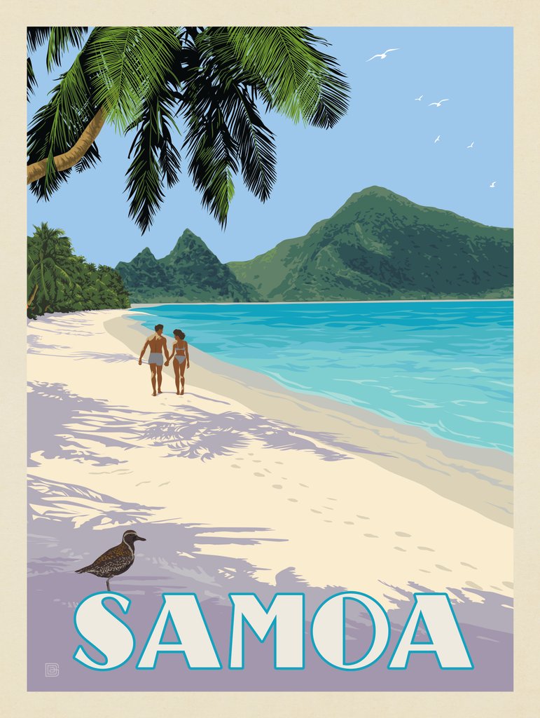Samoa - Canvas - Artwork