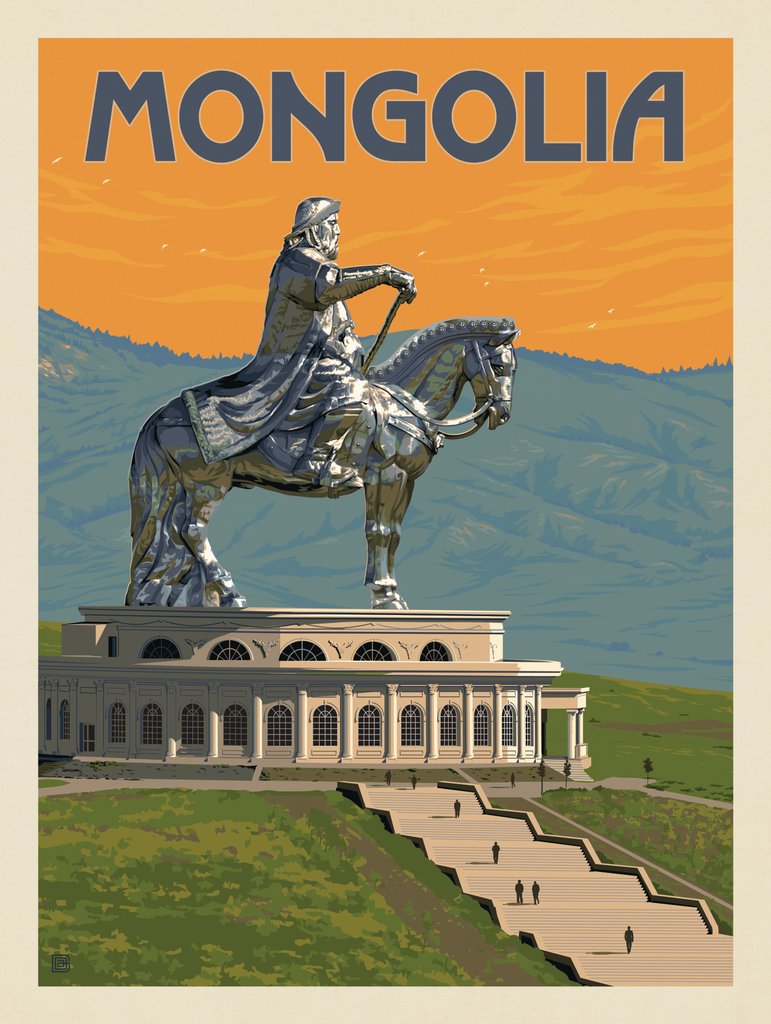 Mongolia - Notecards - Artwork