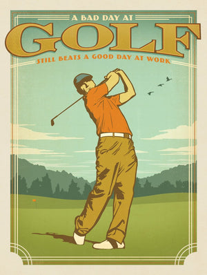 Bad Day at Golf vs. Good Day at Work