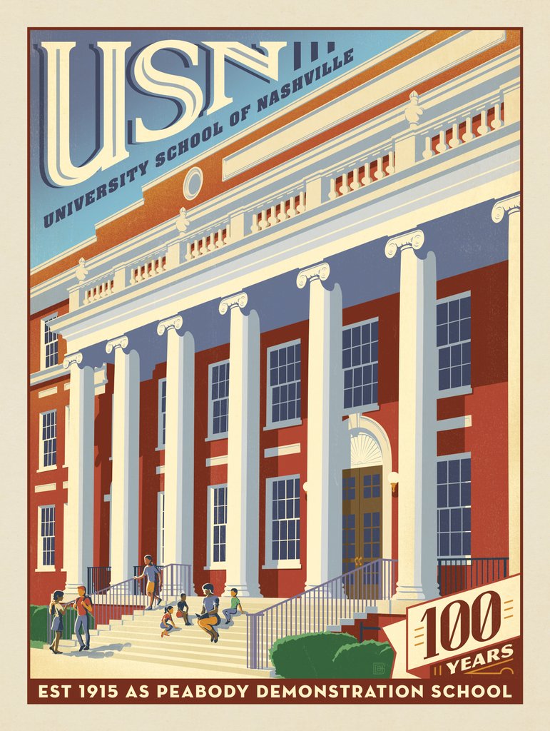 University School of Nashville - Canvas - Artwork