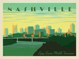 Nashville Skyline: Horizontal - Canvas - Artwork