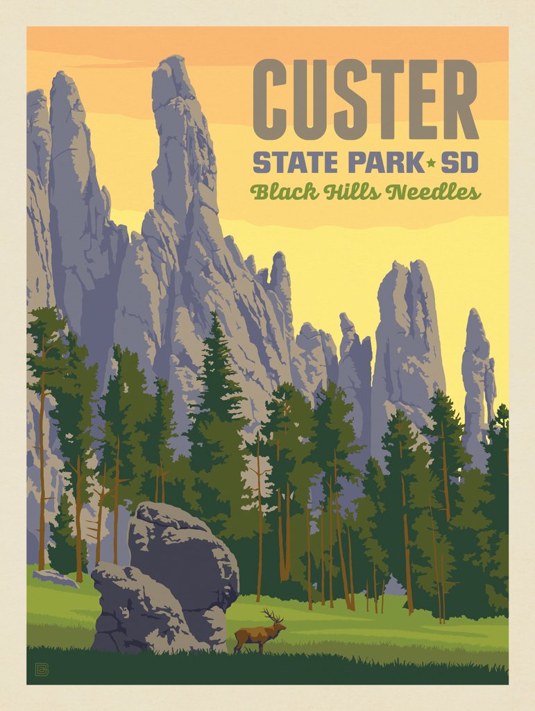 Custer State Park, South Dakota - Canvas - Artwork