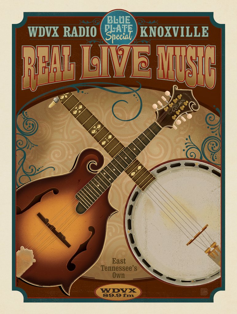 WDVX Radio - Notecards - Artwork