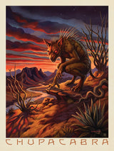 Mythical Creatures: Chupacabra - Art Print - Artwork