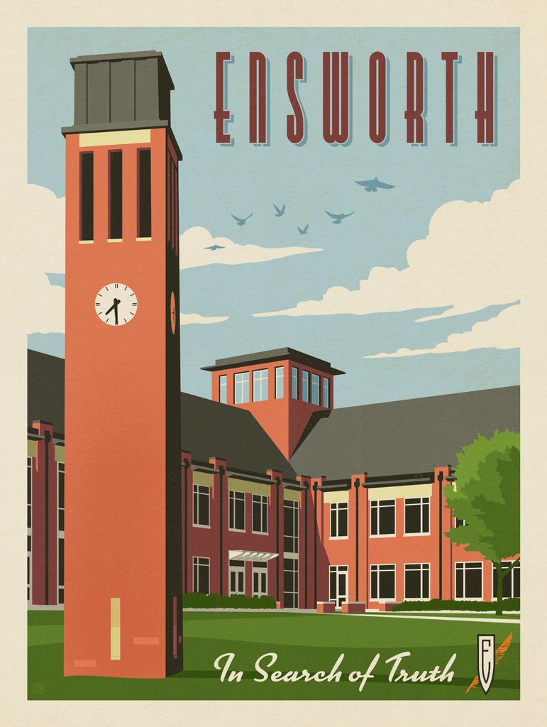 Ensworth High School - Art Print - Artwork