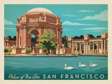 San Francisco: Palace of Fine Arts - Canvas - Artwork