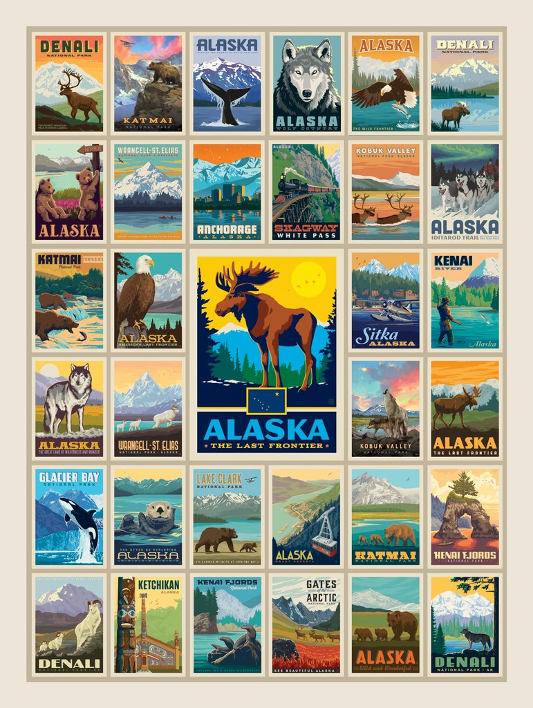 Alaska: Multi-Image Print - Canvas - Artwork