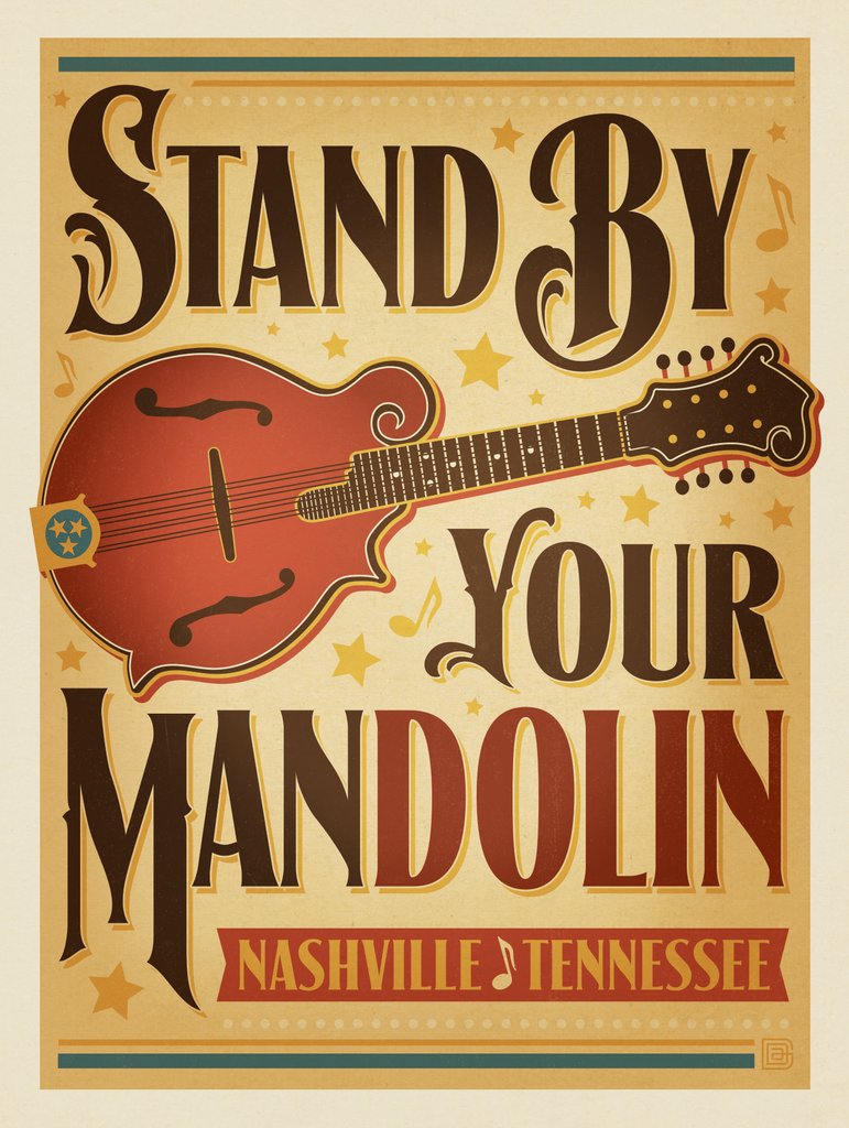 Stand By Your Mandolin - Postcards - Artwork