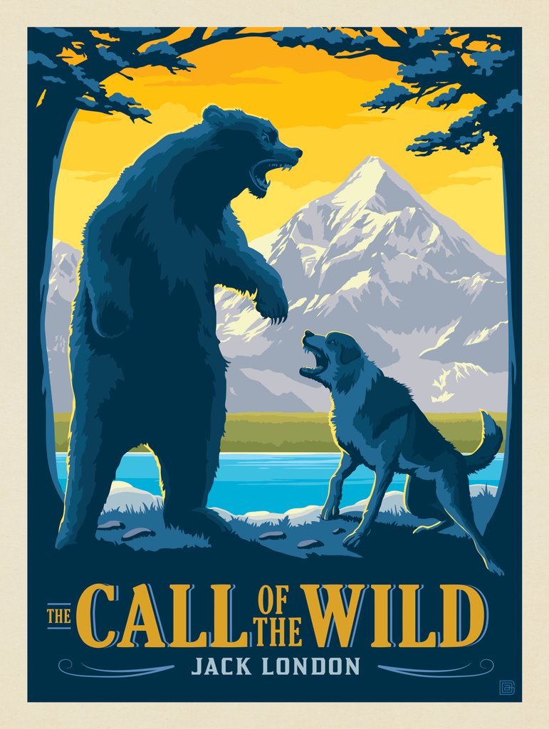 The Call Of The Wild: Jack London - Postcards - Artwork