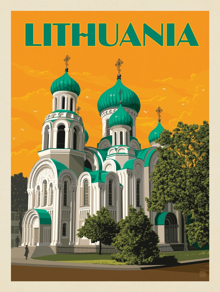 Lithuania - Canvas - Artwork
