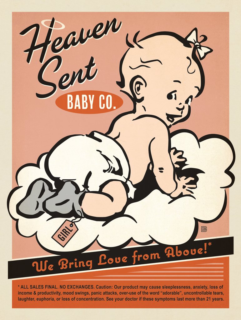 Heaven Sent: Girl - Canvas - Artwork