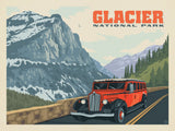 Glacier National Park: Going To The Sun Road (Horizontal) - Postcards - Artwork