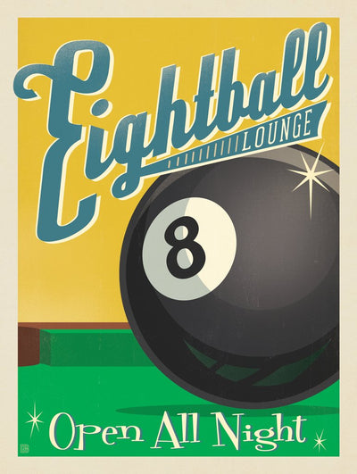 8-Ball Lounge - Canvas
