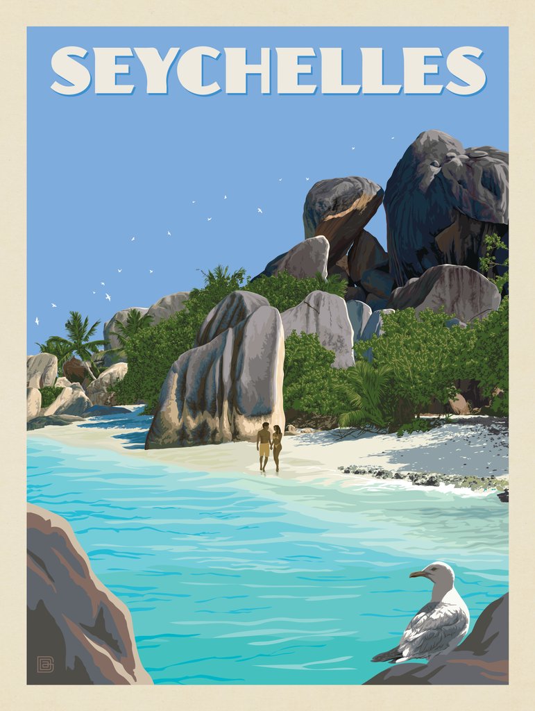 Seychelles - Postcards - Artwork