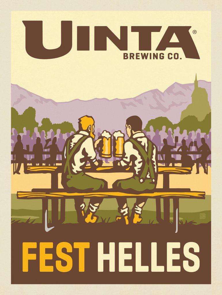 Fest German-Style Helles (Vertical) - Postcards - Artwork