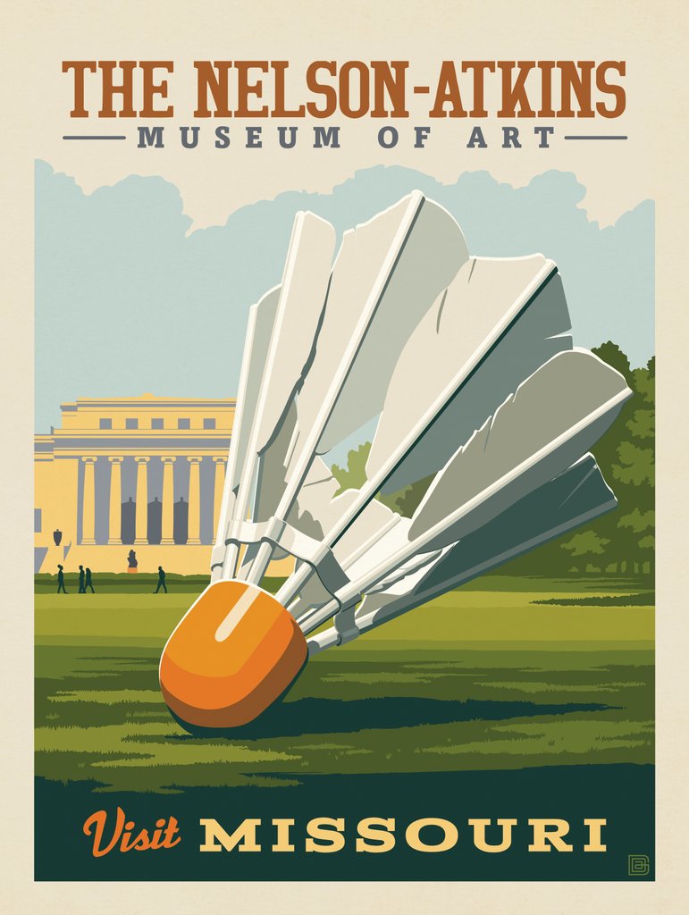 MO—Visit Missouri: Nelson Atkins Museum Of Art - Postcards - Artwork