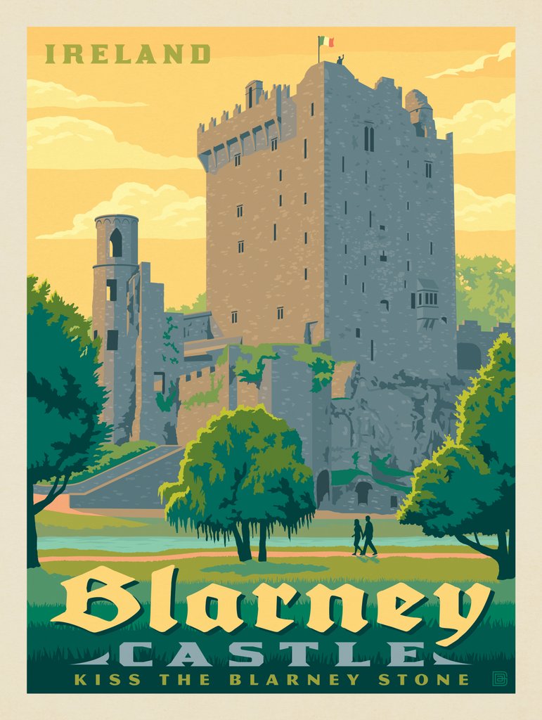 Ireland: Blarney Castle - Postcards - Artwork