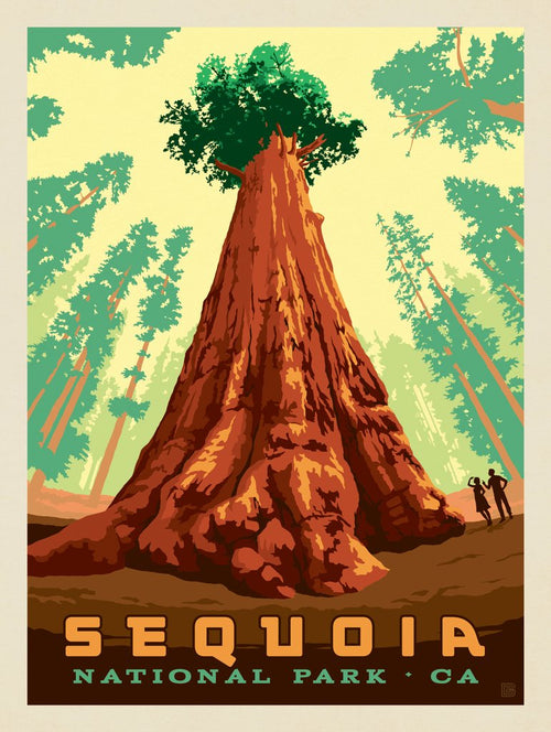 Sequoia National Park: At the Foot of Sherman - Art Print - Artwork