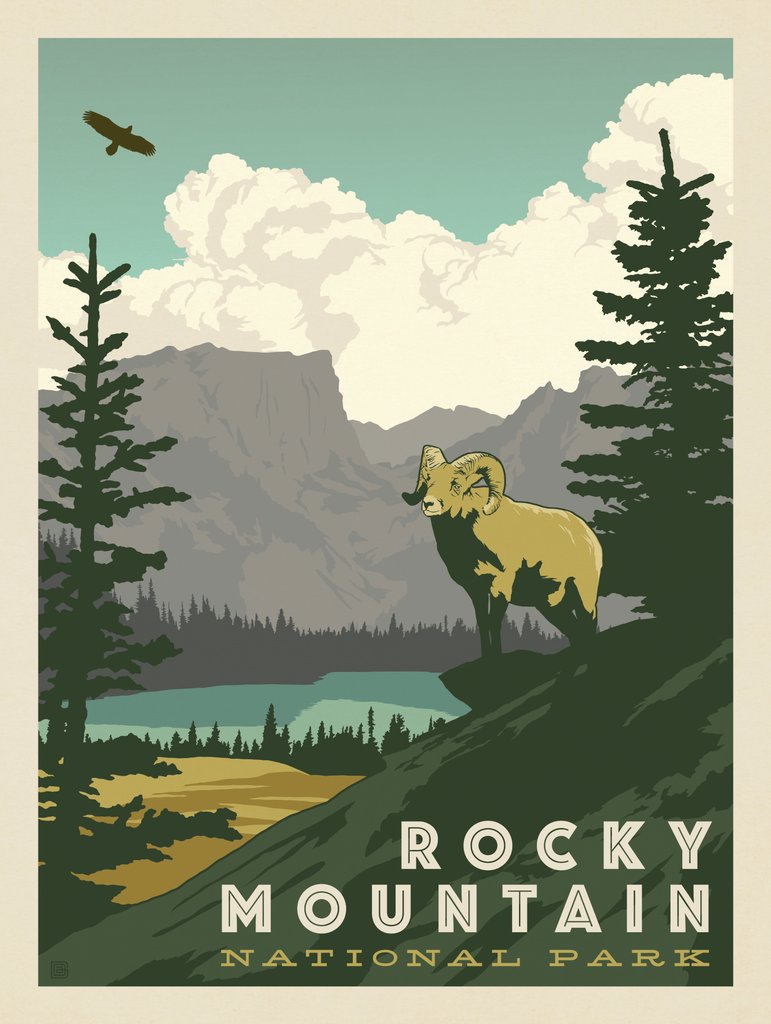 Rocky Mountain National Park - Canvas - Artwork