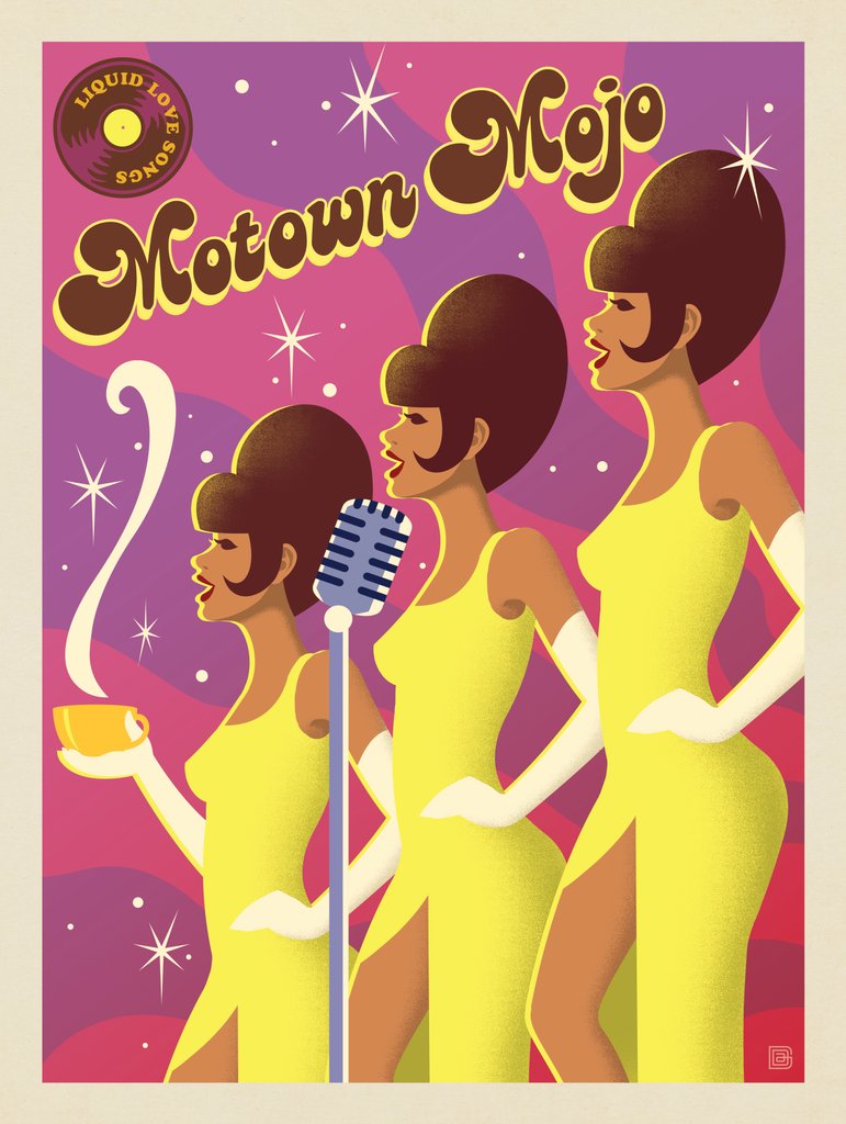 Motown Mojo Coffee - Art Print - Artwork