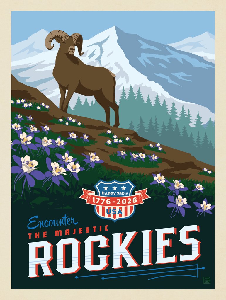 250th Anniversary USA: Celebrate The Rockies - Postcards - Artwork