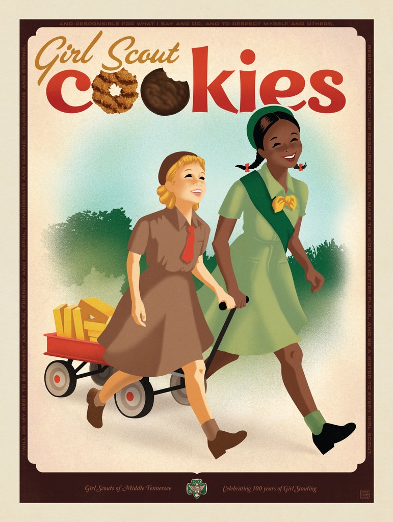 Girl Scouts: Cookies - Art Print - Artwork