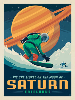 Saturn: Enceladus Snowboarding
