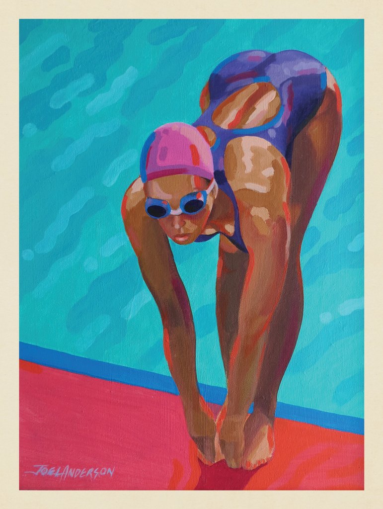 Acrylic Painting: Splash - Art Print - Artwork