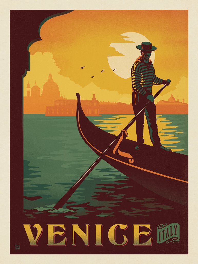 Italy: Venice - Notecards - Artwork