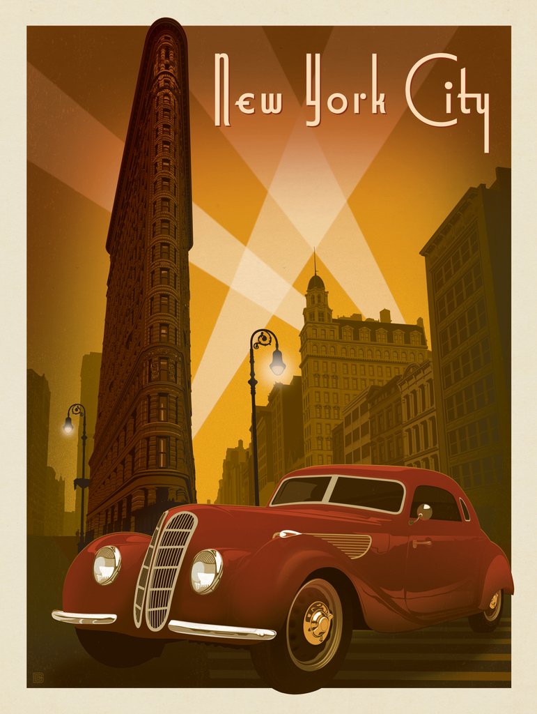 New York City:  Flatiron Building - Notecards - Artwork