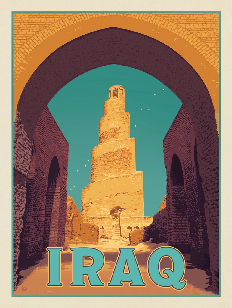 Iraq - Canvas - Artwork