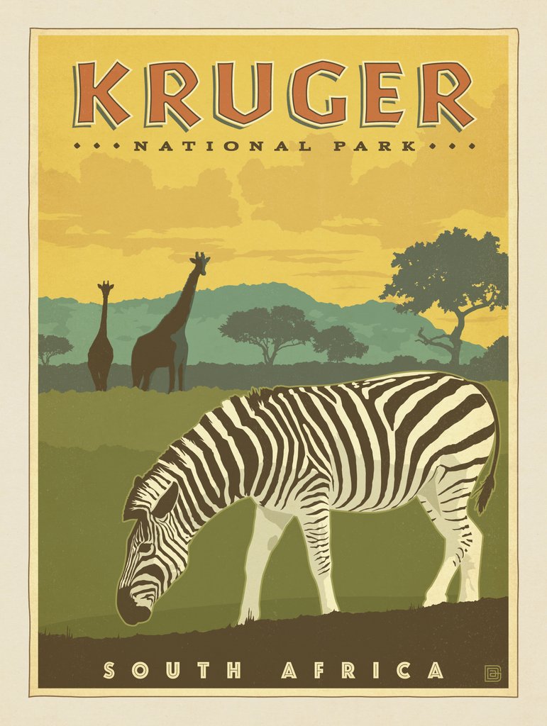 South Africa: Kruger National Park - Postcards - Artwork