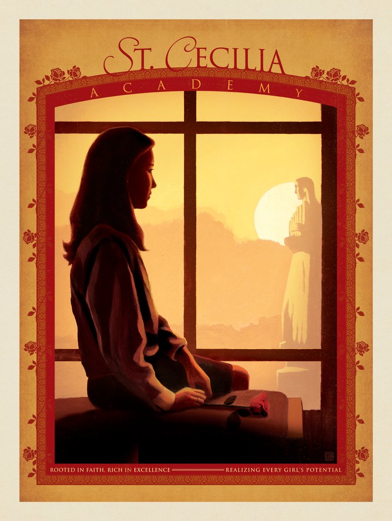 St. Cecilia Academy - Canvas - Artwork