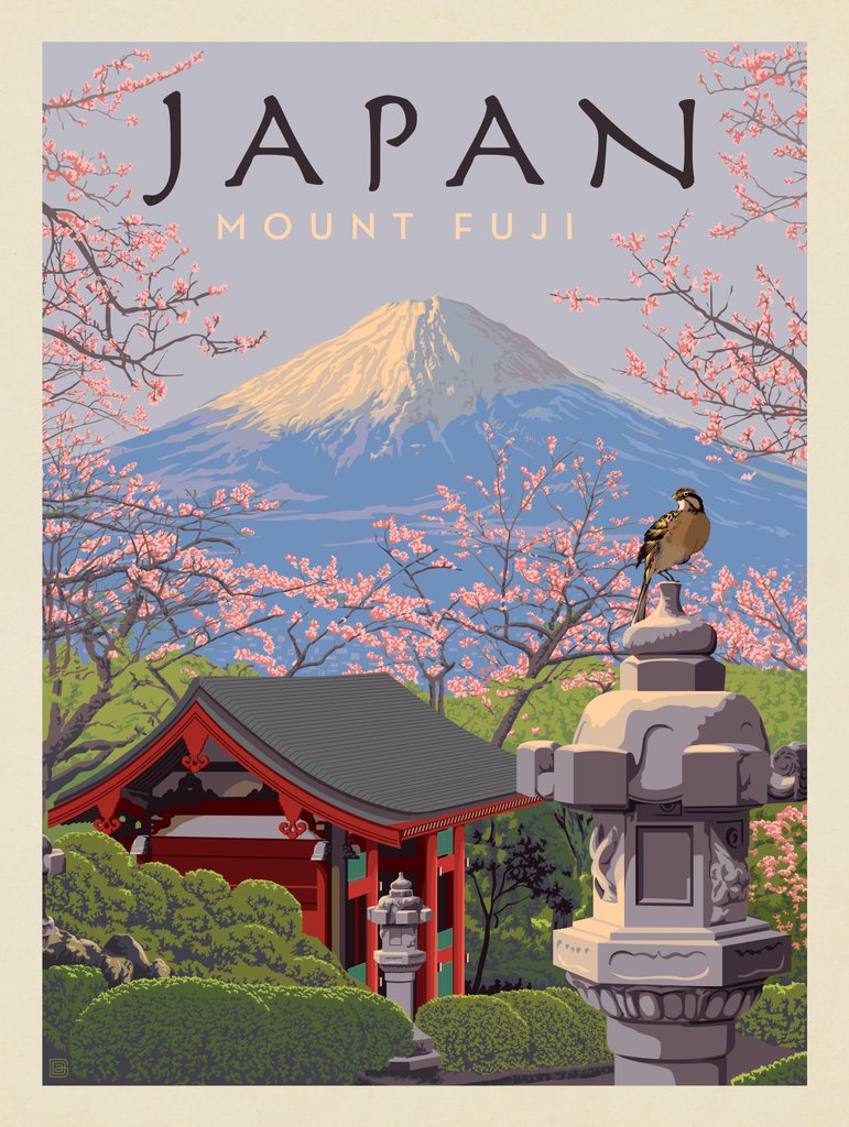 Japan: Mount Fuji - Postcards - Artwork