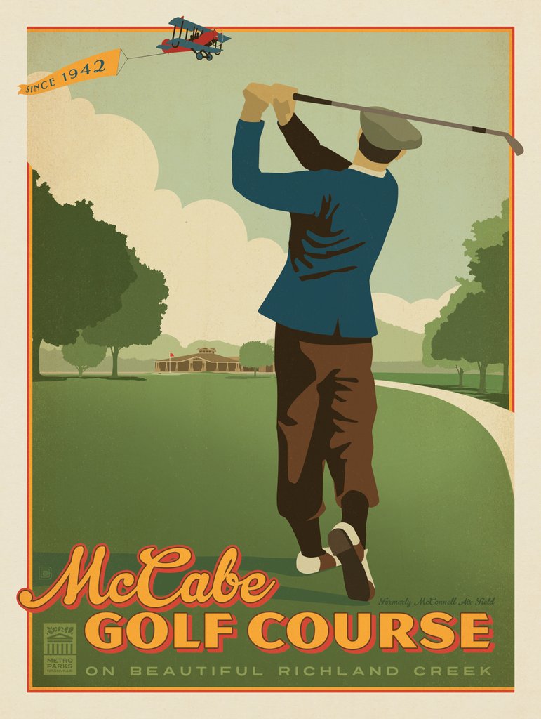 Metro Parks: McCabe Golf Course - Notecards - Artwork
