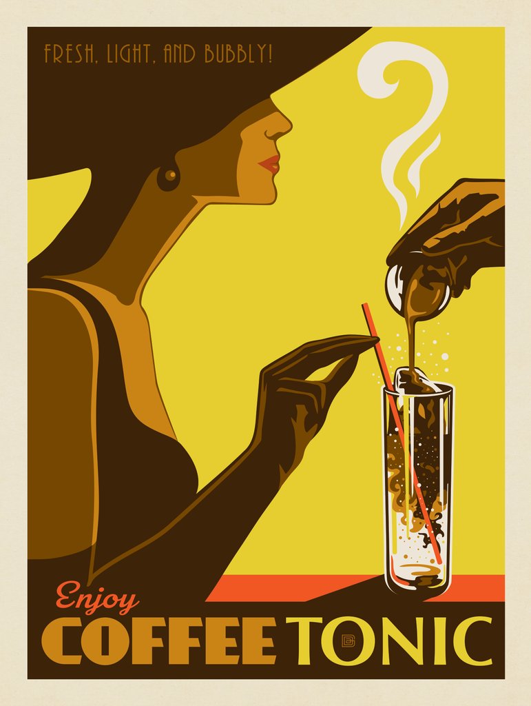 Coffee Tonic - Canvas - Artwork