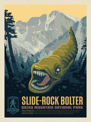 Legends Of The National Parks: Rocky Mountain's Slide Rock Bolter