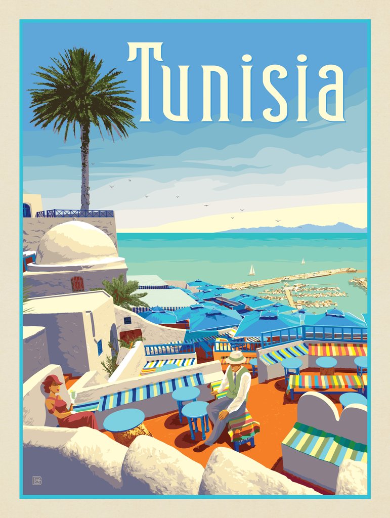 Tunisia - Notecards - Artwork
