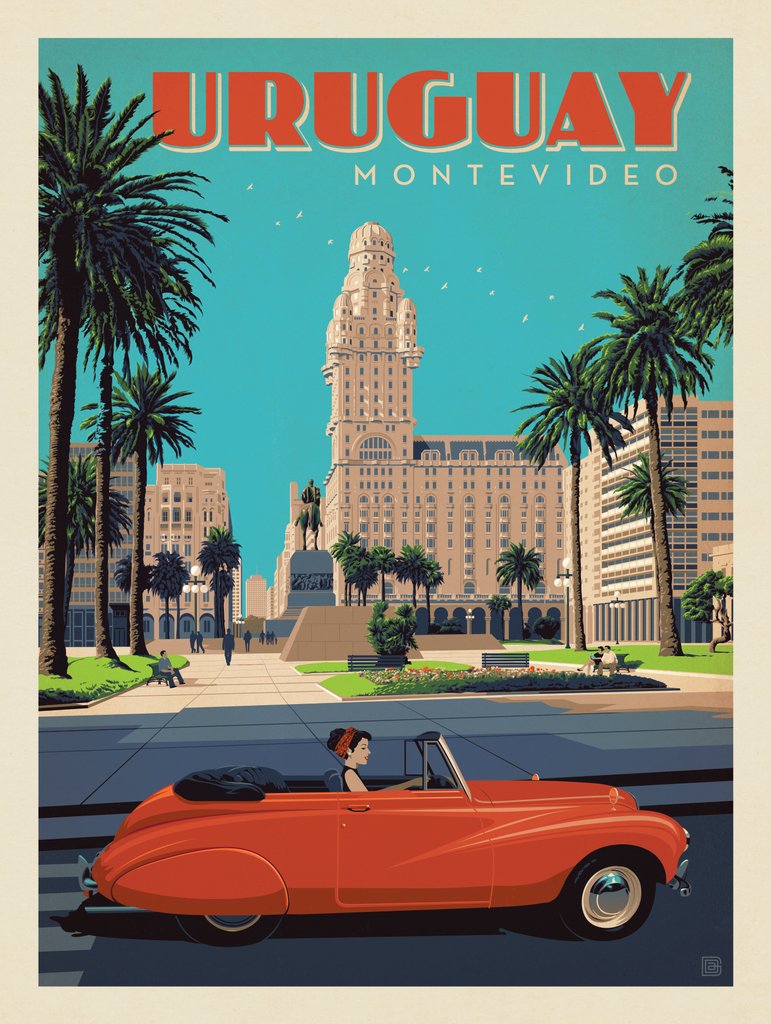 Uruguay: Montevideo - Postcards - Artwork