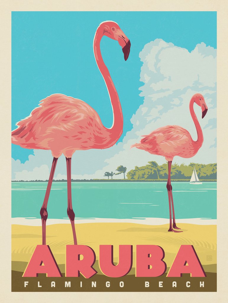 Aruba - Canvas - Artwork
