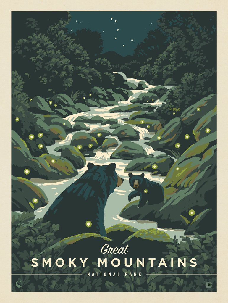 Great Smoky Mountains National Park: Little Dipper - Art Print - Artwork
