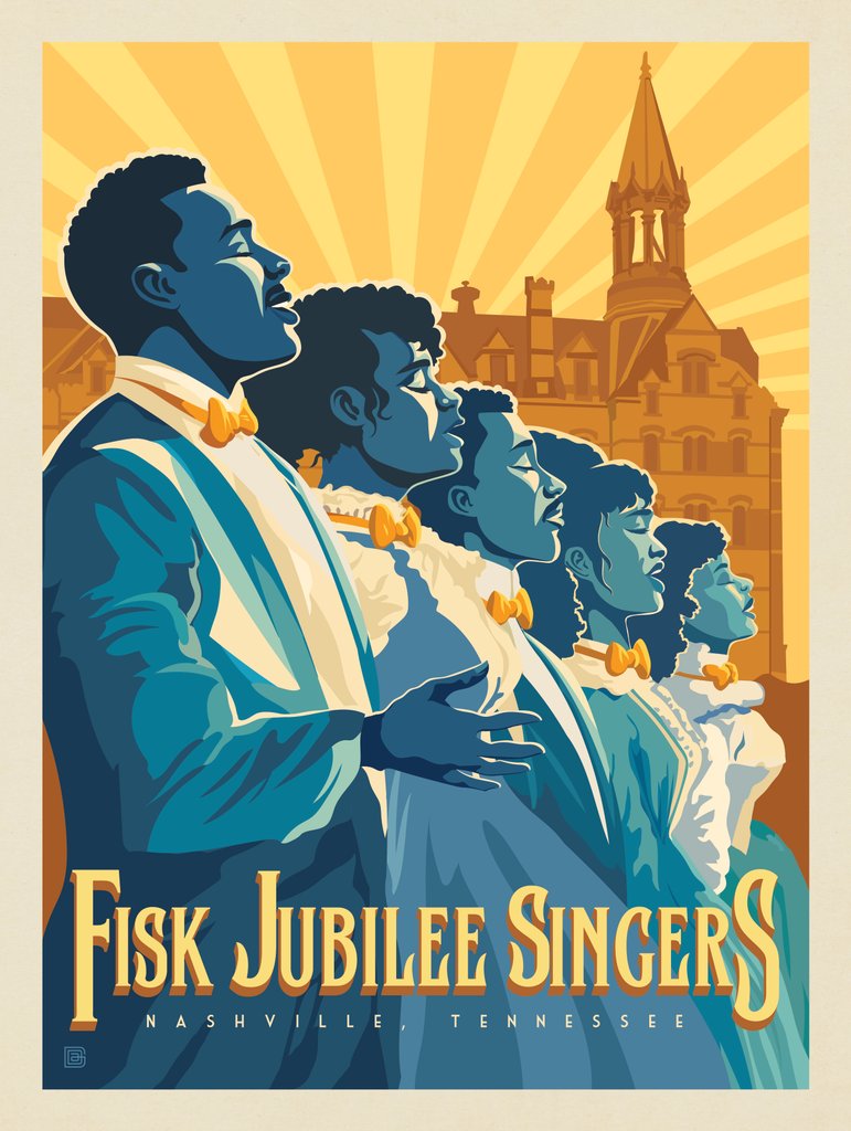 Fisk Jubilee Singers: Nashville, TN - Art Print - Artwork