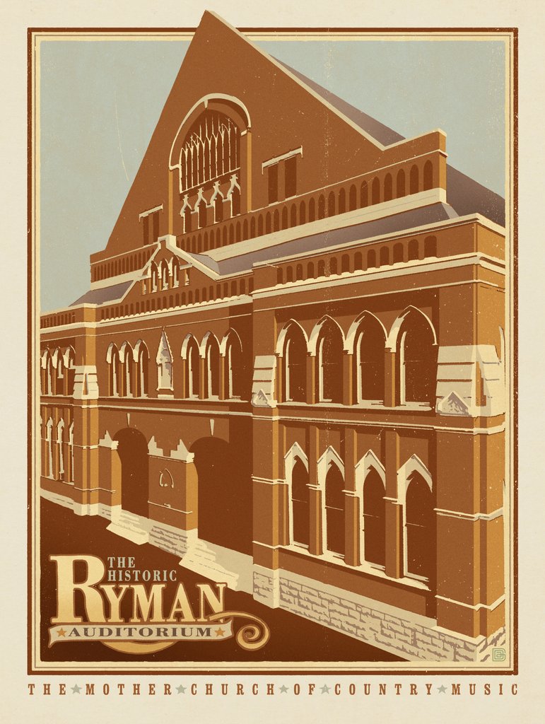 Ryman Auditorium - Canvas - Artwork