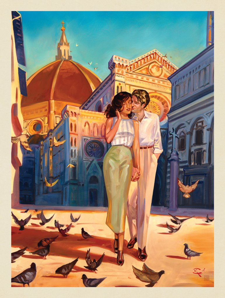 Oil Painting: Florence Fling - Art Print - Artwork