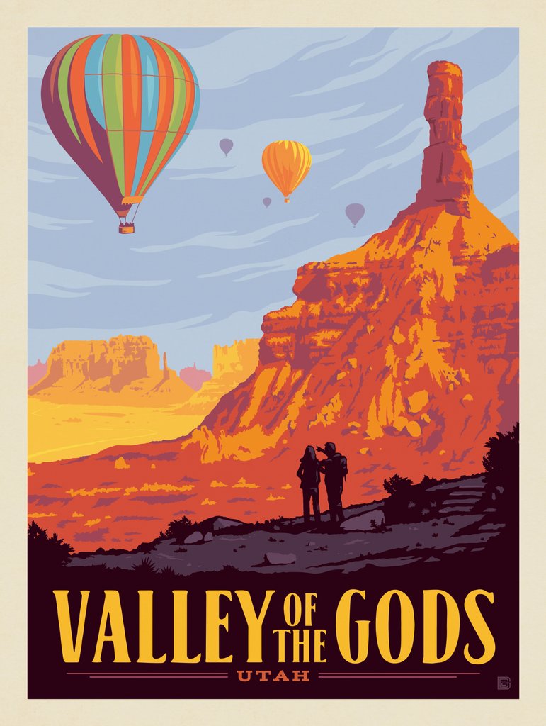 Valley Of The Gods, Utah - Art Print - Artwork