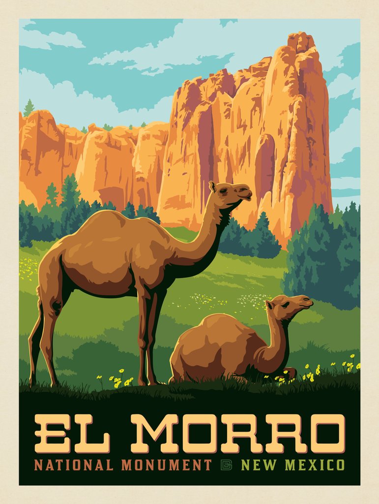El Morro National Monument, New Mexico - Canvas - Artwork