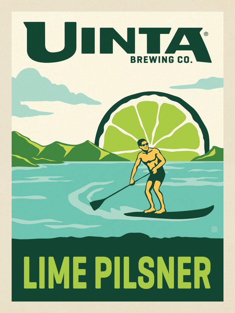 Lime Pilsner (Vertical) - Postcards - Artwork