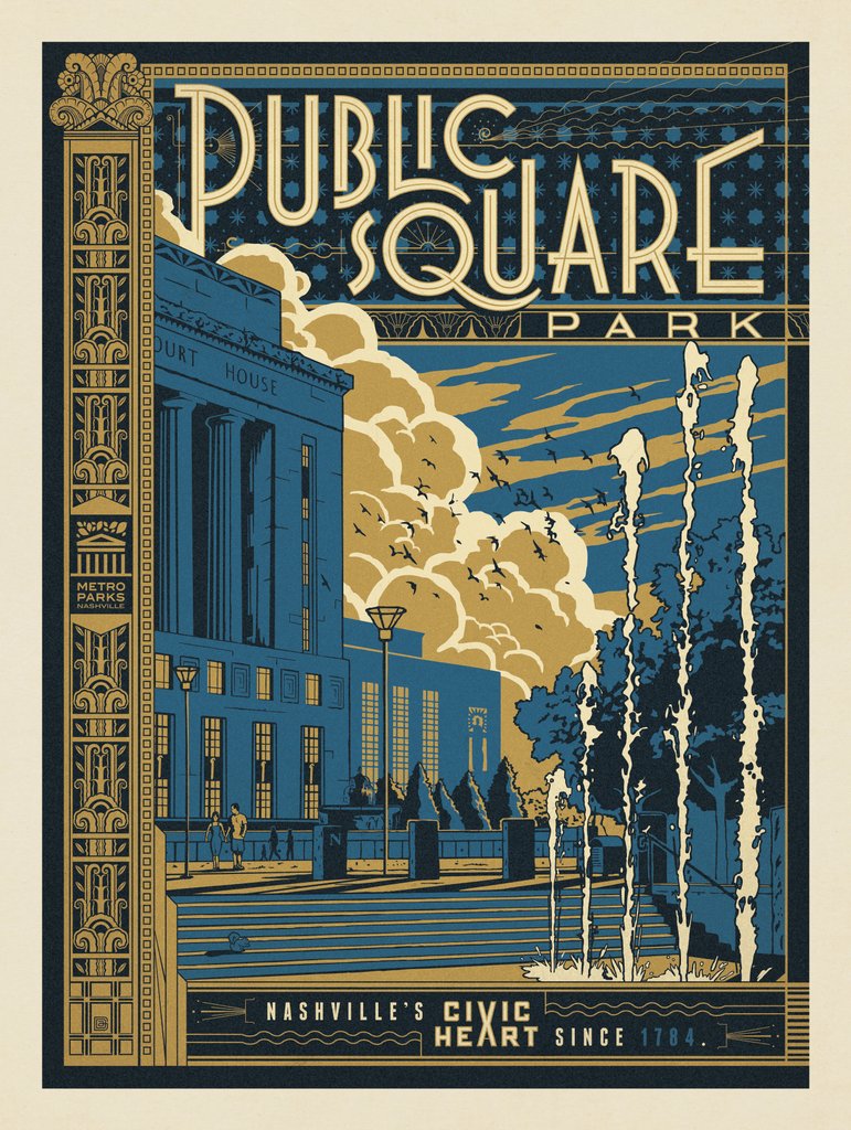 Metro Parks: Public Square - Postcards - Artwork