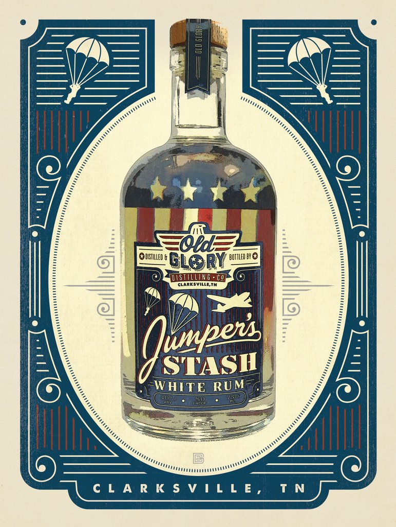 Old Glory: Jumper's Stash - Postcards - Artwork